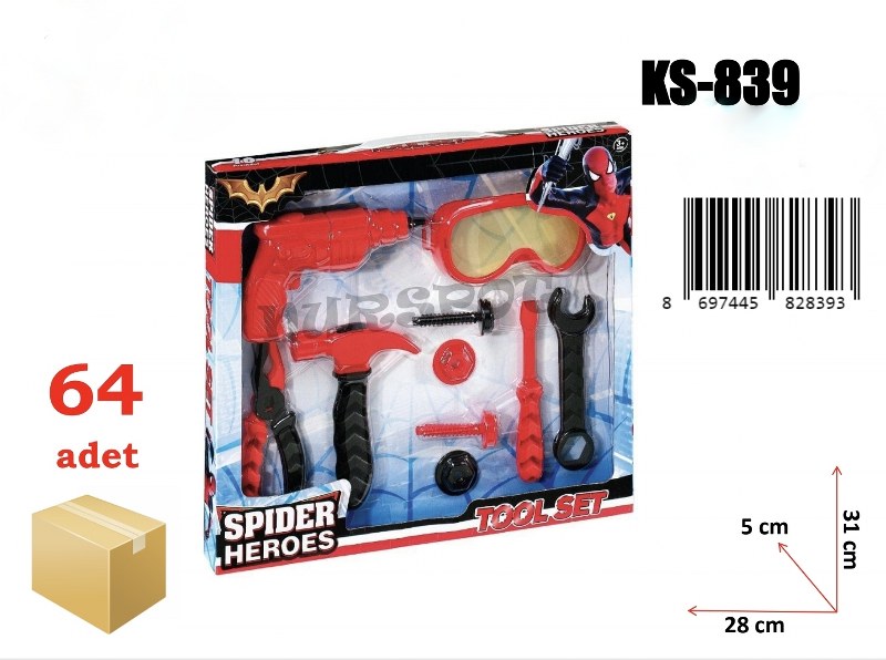 toptan oyuncak tamir seti  çoklu set  839