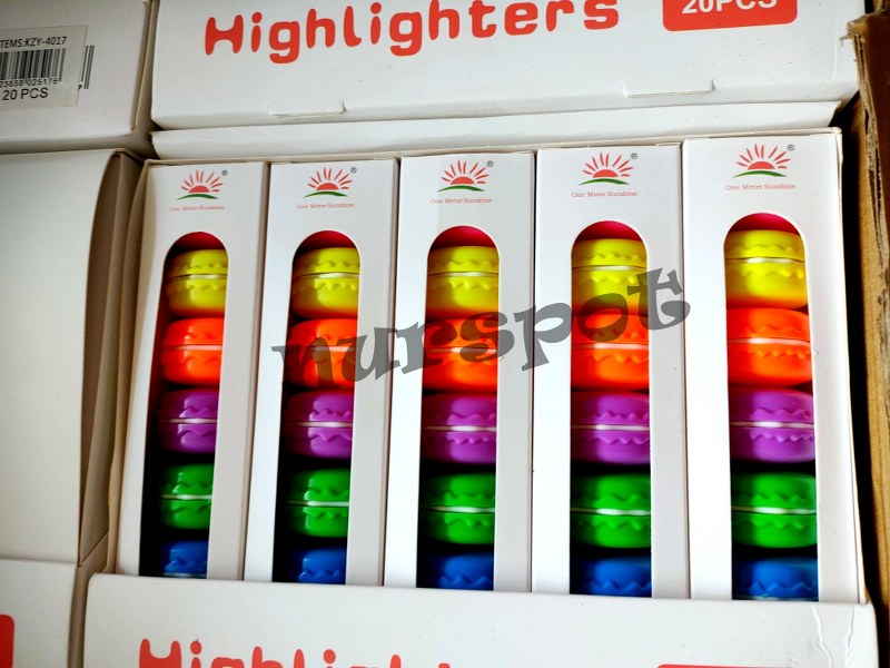 toptan işaret keçeli kalem 6 lı set birbirine geçmeli makaron 