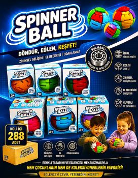 spinner ball spinning finget ball basınca dönen topaç top 3689