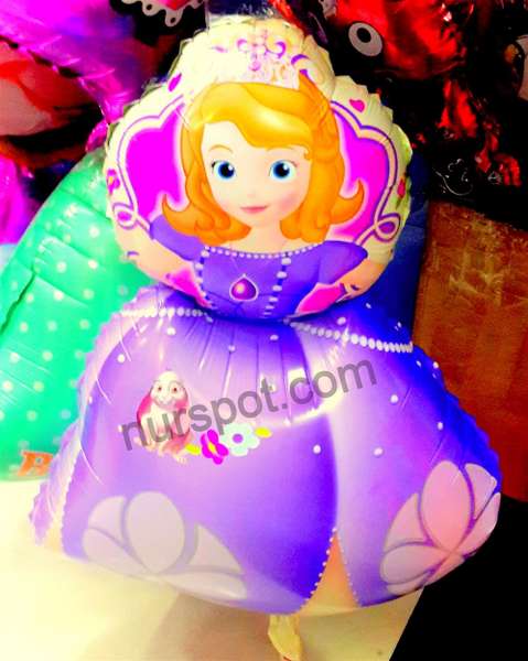 folyo balon etekli kız