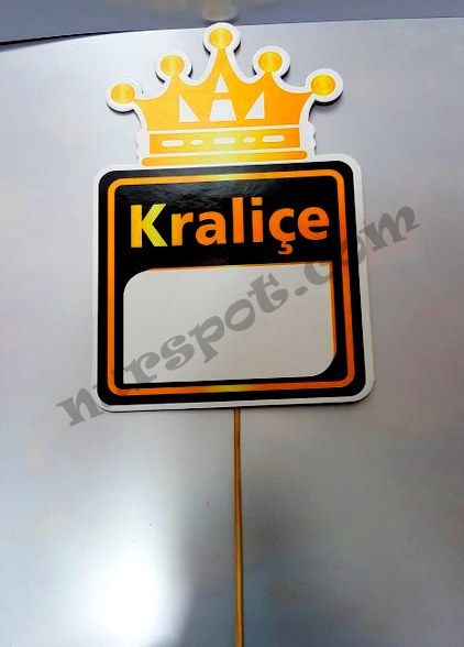 toptan süs konuşan balon kralice