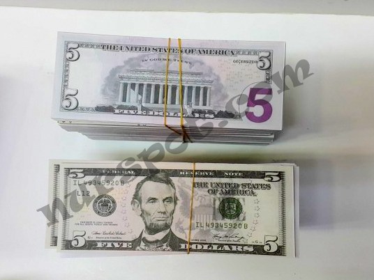 toptan sahte para 5 dolar