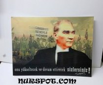 toptan 3 boyutlu resim ataturk modeli