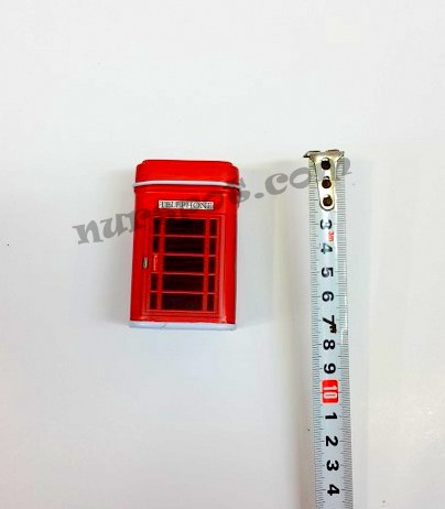 toptan hediyelik metal kutu telefon kulubesi