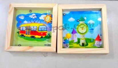 toptan ahsap eğitici deliklere topu koyma oyunu bilyeli