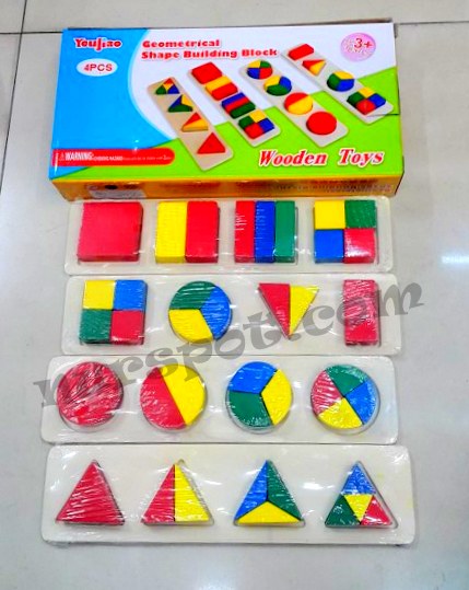 toptan zeka gelistirici eğitici 4 lu sekil blok