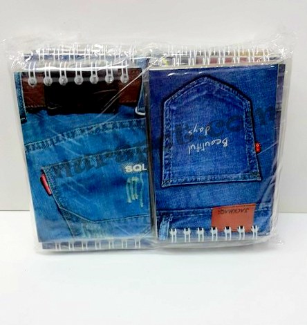 toptan defter kot desenli yeni model