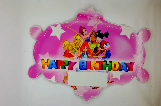 toptan süs happy birtday tabelasi