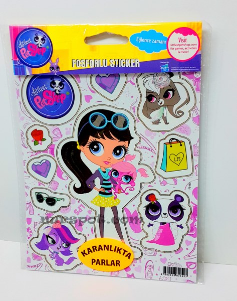 toptan lisansli sticker karanlikta parlak
