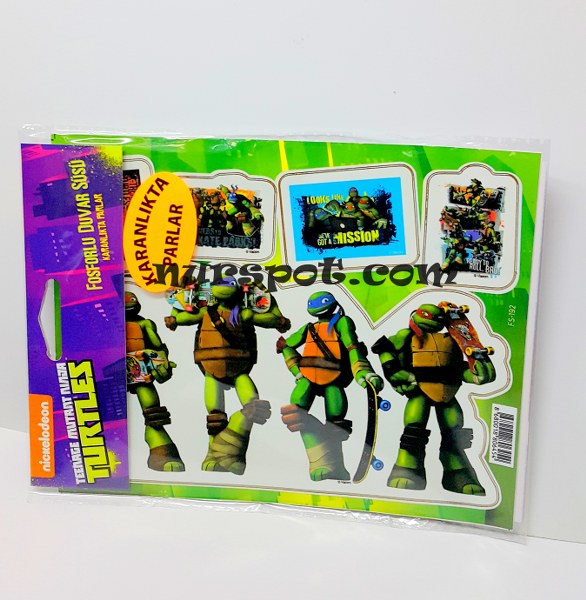 toptan sticker lisansli ninja kaplumbagalar