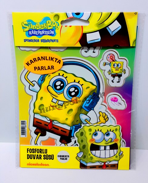 toptan lisanslı stiicker sünger bob glow stick