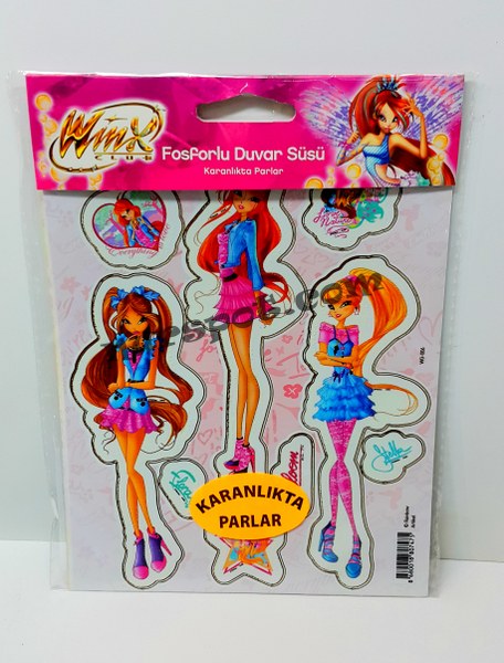 toptan orjinal sticker lisanslı winks
