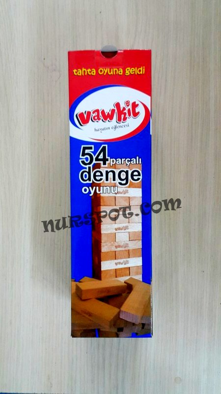 Bu jenga ürün kalite olarak biraz düşüktür.