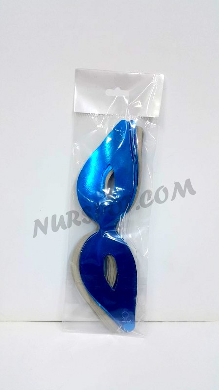 toptan karton maske mavi renk