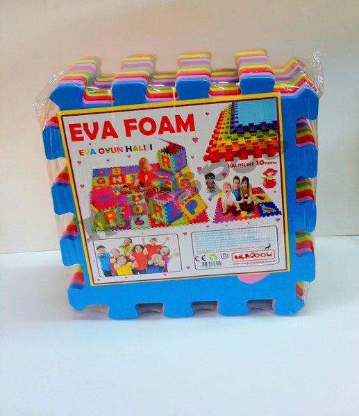 toptan oyun halısı eva 33*33  9 lu