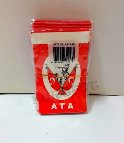 toptan ipli bayrak atalı orta boy 13*8