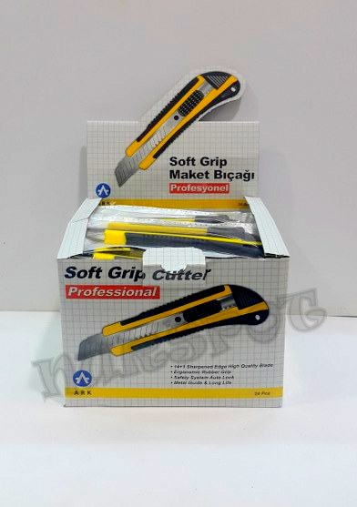 toptan maket bıçağı kaliteli büyük silikon saplı   379