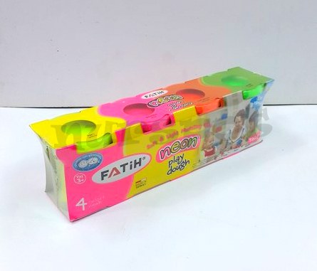 toptan oyun hamuru neon parlak fatih 4 lü büyük
