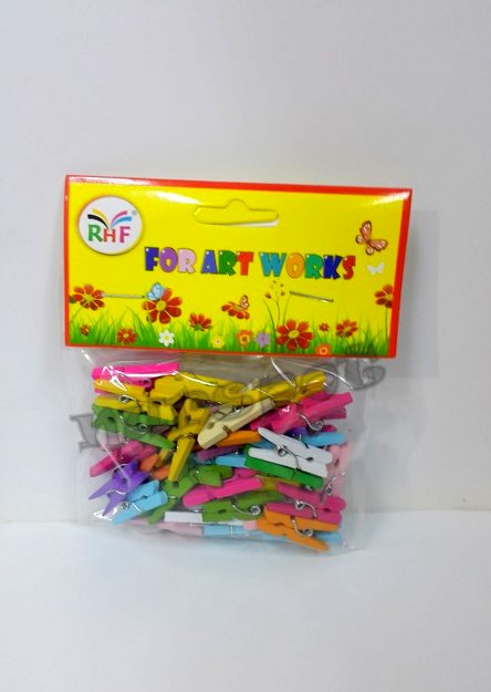 toptan ahşap mini mandal 2,5 cm 36 lı