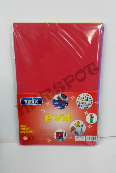 toptan eva 2 mm 20*30 ebatlı 10 lu