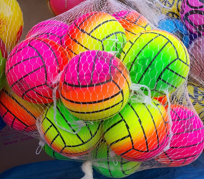 toptan top küçük plastik gökkuşağı
