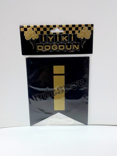 toptan süs varaklı akordiyon süs iyi ki doğdun