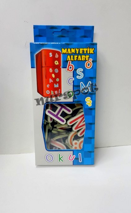 toptan eğitici manyetik mıknatıslı harfler 74 parça