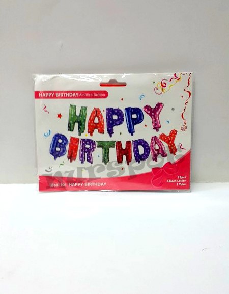 toptan folyo balon happy birtday takım