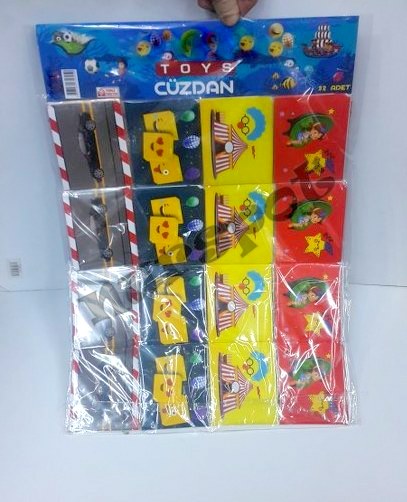 toptan oyuncak cüzdan 32 li