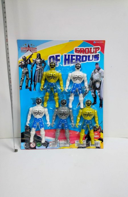 toptan oyuncak robokop 5 li 033