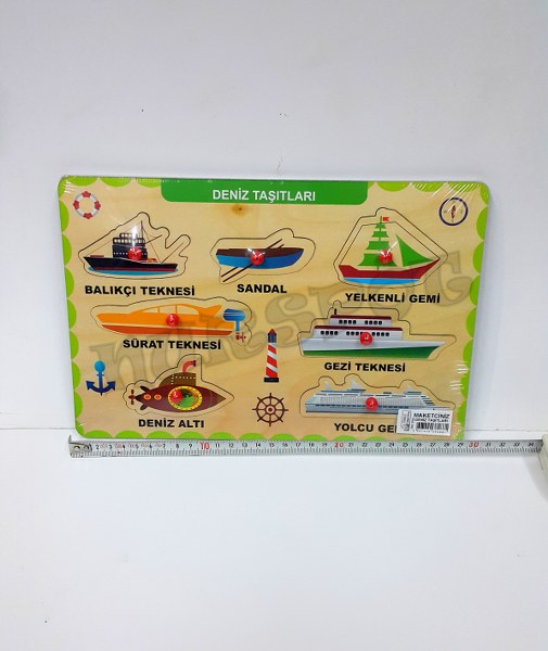 toptan ahşap yapboz tutmalı deniz taşıtları