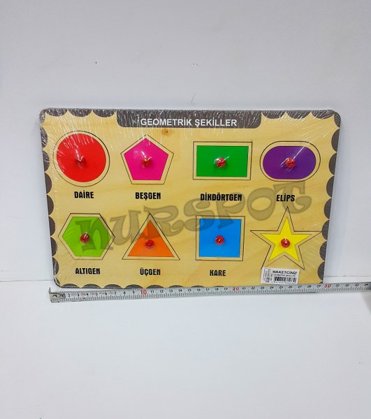 toptan eğitici tutmalı ahşap geometrik şekiller