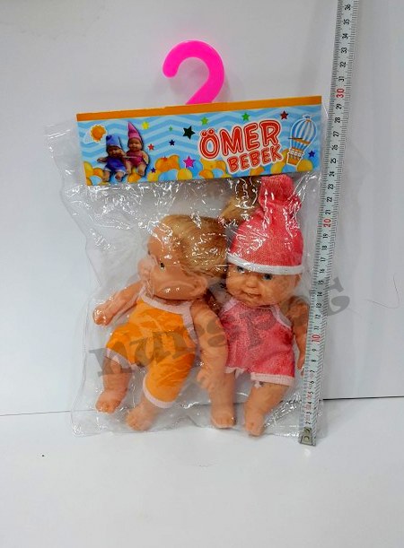 toptan oyuncak bebek saçlı ve şapkalı takım
