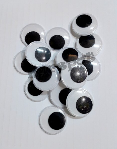 hareketli göz renkli 20 mm 50 li paket    0569 