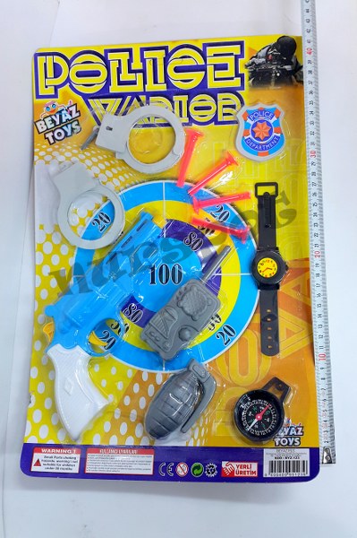 toptan oyuncak polis seti byz 123