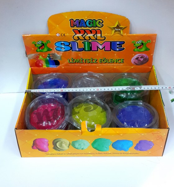 toptan slime simli xxl paketi 12 li