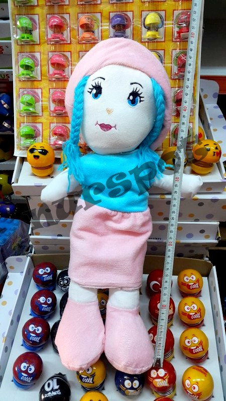 toptan oyuncak peluş kız 50 cm 