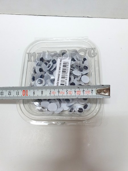 toptan hareketli göz 12 mm 150 li  0590