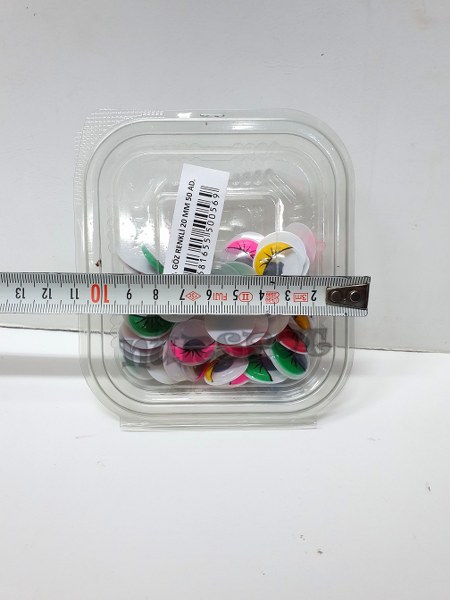 toptan iş eğitimi renkli göz 20 mm 50 li   0569