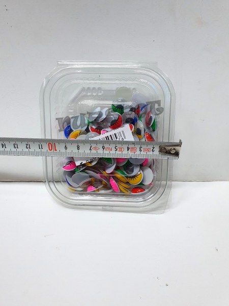 toptan iş eğitim hareketli renkli göz 15 mm 100 lü  0576