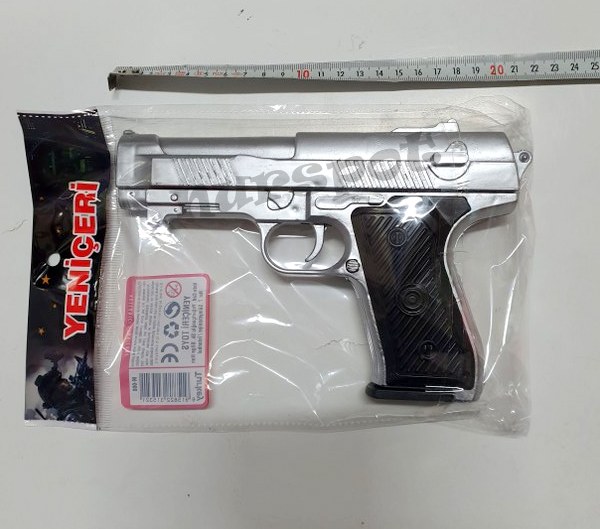 toptan şarjörlü tabanca 22 cm    008