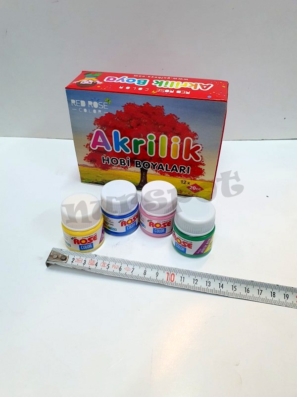 toptan akrilik boya 12 li 