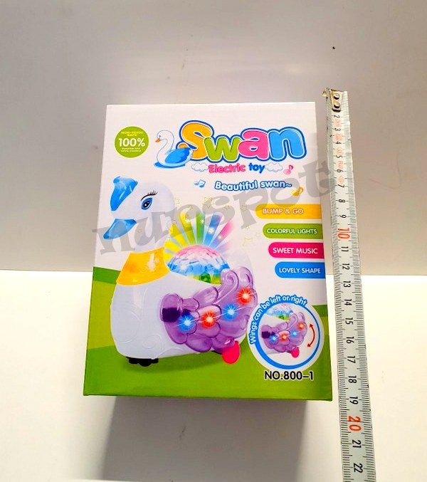 toptan oyuncak pilli ışıklı kuğu  8001