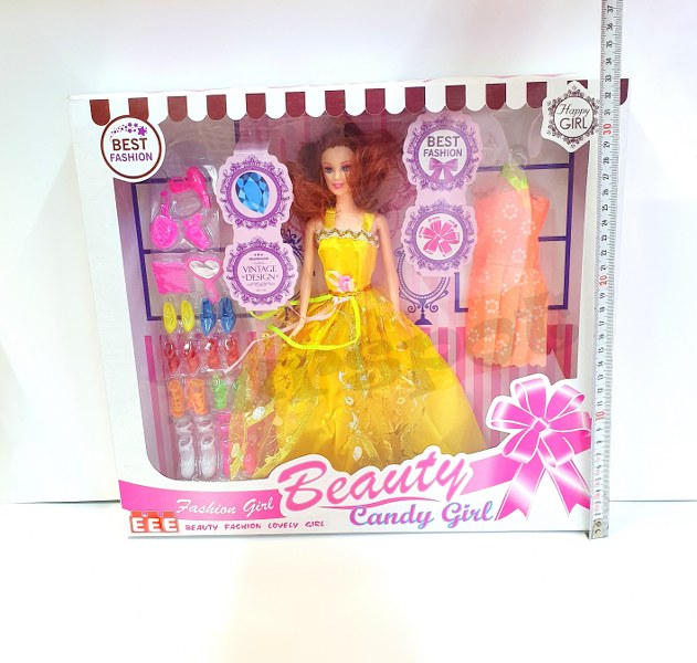 toptan oyuncak bebek ayakkabı setli candy girl    207