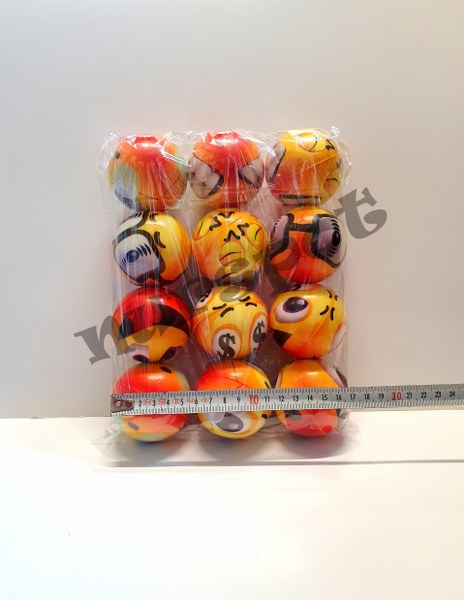 toptan sünger top 12 li paket karma emoji 