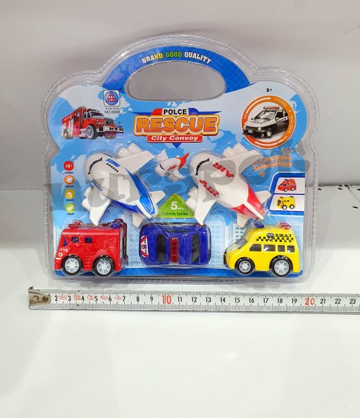 toptan oyuncak 5 li araç seti  6988