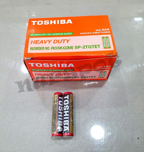 toptan toshiba kumanda pili 40 lı