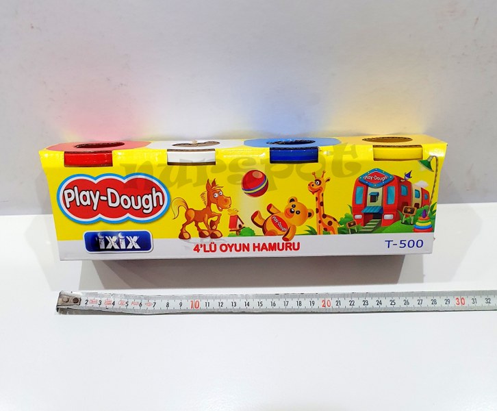 toptan oyun hamuru 4 lü büyük  500