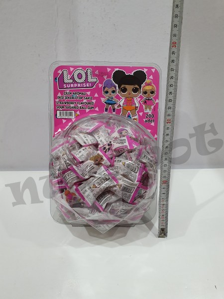 toptan lol ekşi sakız 200 lü stand