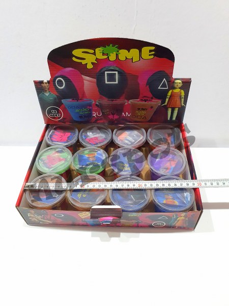 toptan slime squid game orta boy 12 li paket